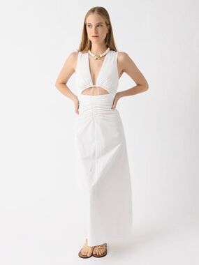 St. Agni Cotton Gathered Dress